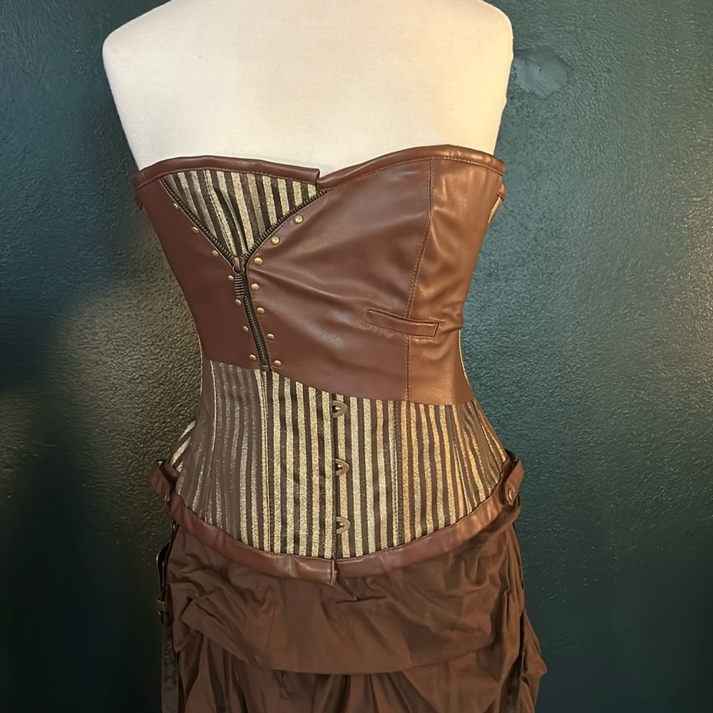 Steampunk Inspired Corset and Skirt